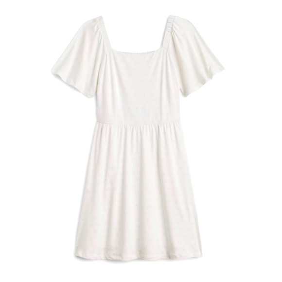 Market & Spruce Dresses & Skirts - Market & Spruce Dion Smocked Back Eyelet Dress With Pockets
